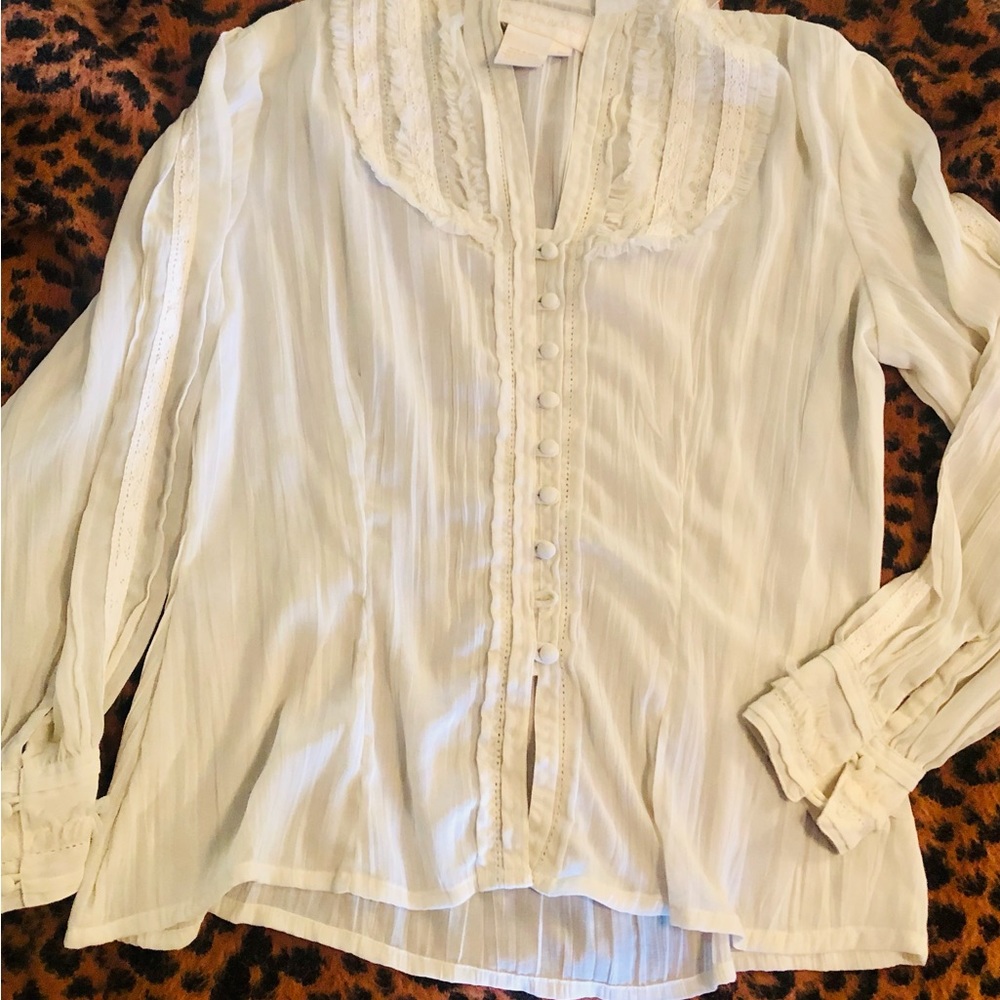 Monroe & Main vintage style size medium / large  Blouse. One of a kind!